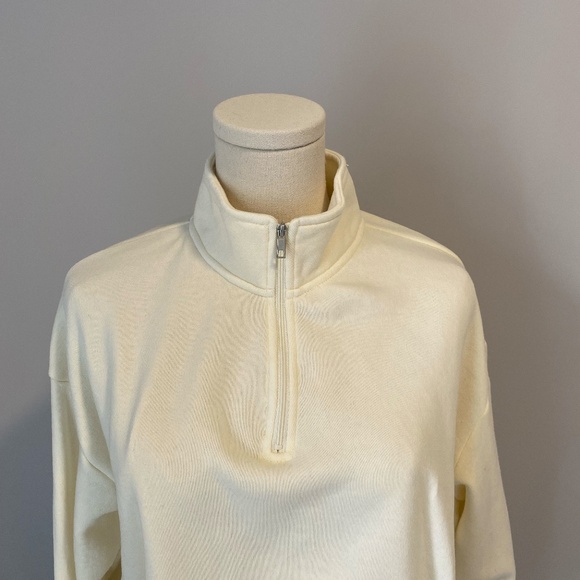 Yellow Quarter Zip Sweater - Picture 3 of 7